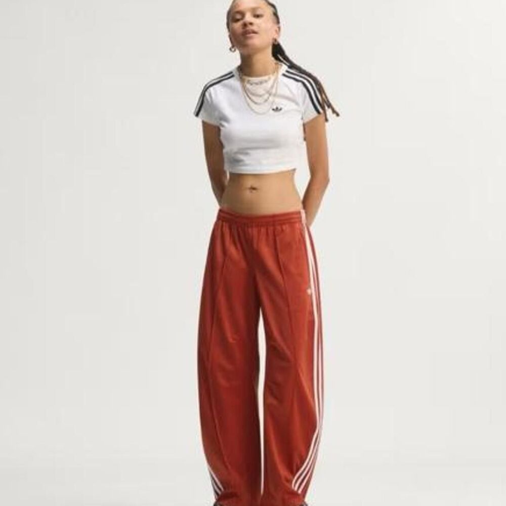 NWT ✨ - adidas Originals Firebird Barrel Pants - Color Vermillion (deep orange)
